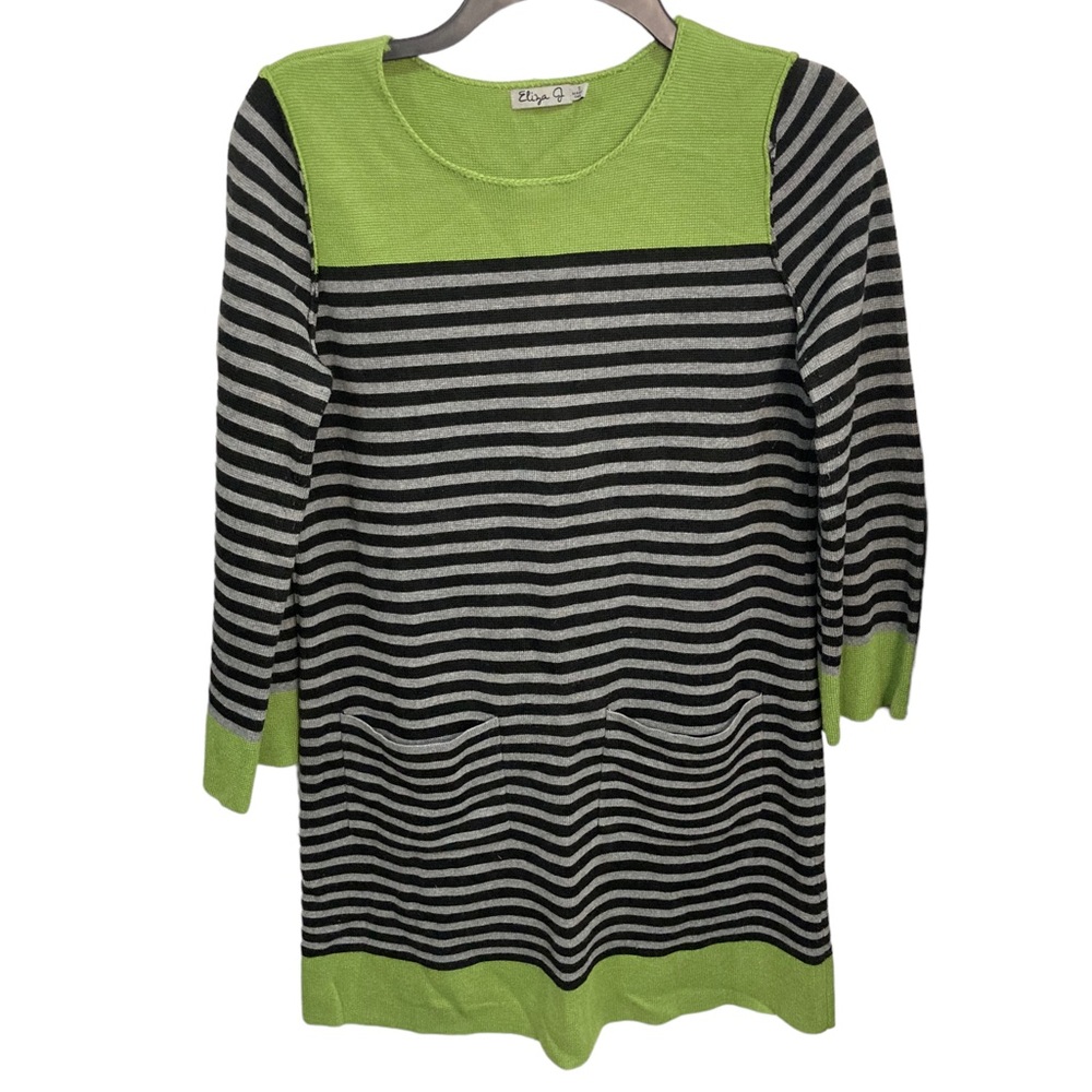 Eliza J Long Sleeve Sweater‎ Dress Pockets